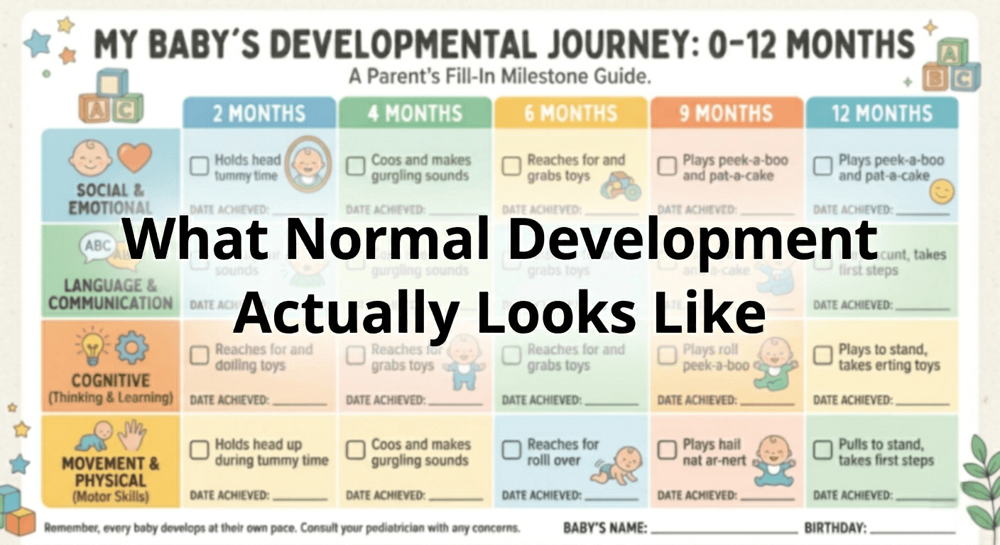 Baby Milestones: What Normal Development Actually Looks Like