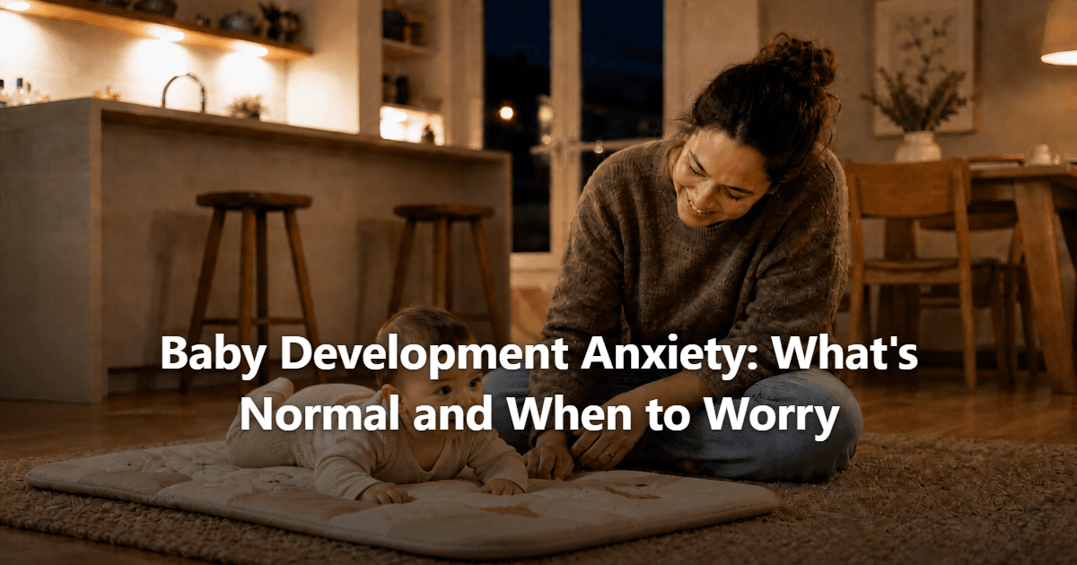 Baby Development Anxiety: What's Normal and When to Worry