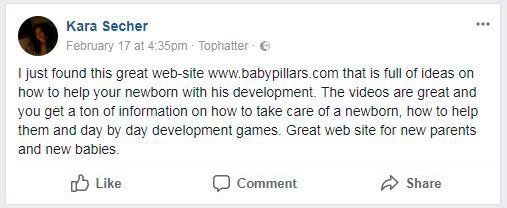 Testimonial_Kara_Secher BabyPillars Testimonial Kara